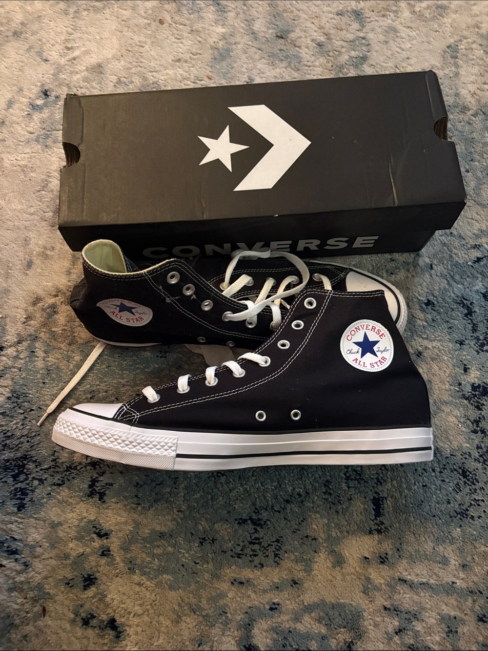Converse High Top Sneakers - Black & White